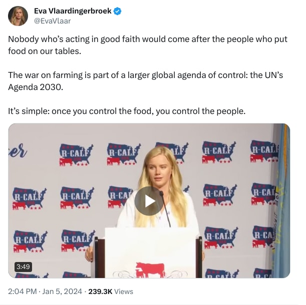 An X (Twitter) post from @EvaVlaar - Eva Vlaardingerbroek