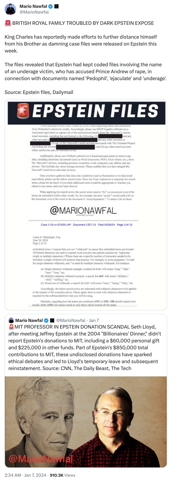 An X (Twitter) post from @MarioNawfal - Mario Nawfal