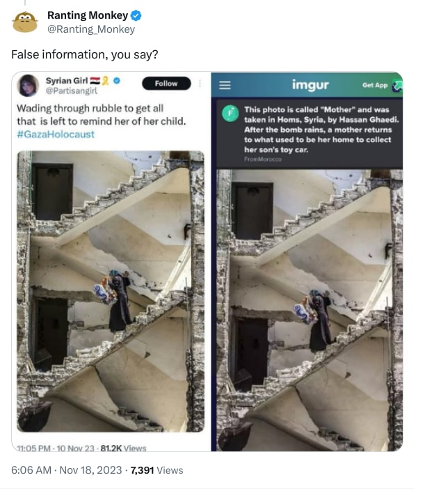 An X (Twitter) post from @Ranting_Monkey - Ranting Monkey