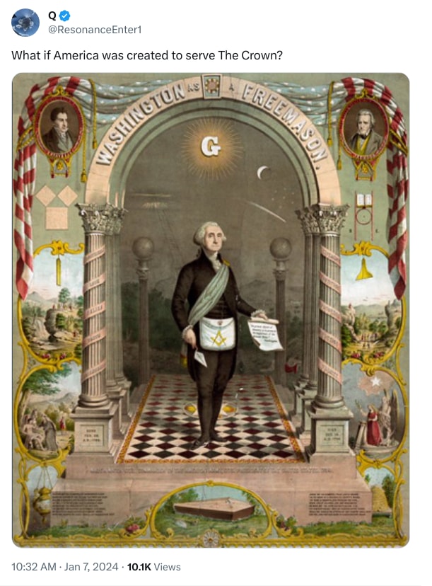 An X (Twitter) post from @ResonanceEnter1 - Q