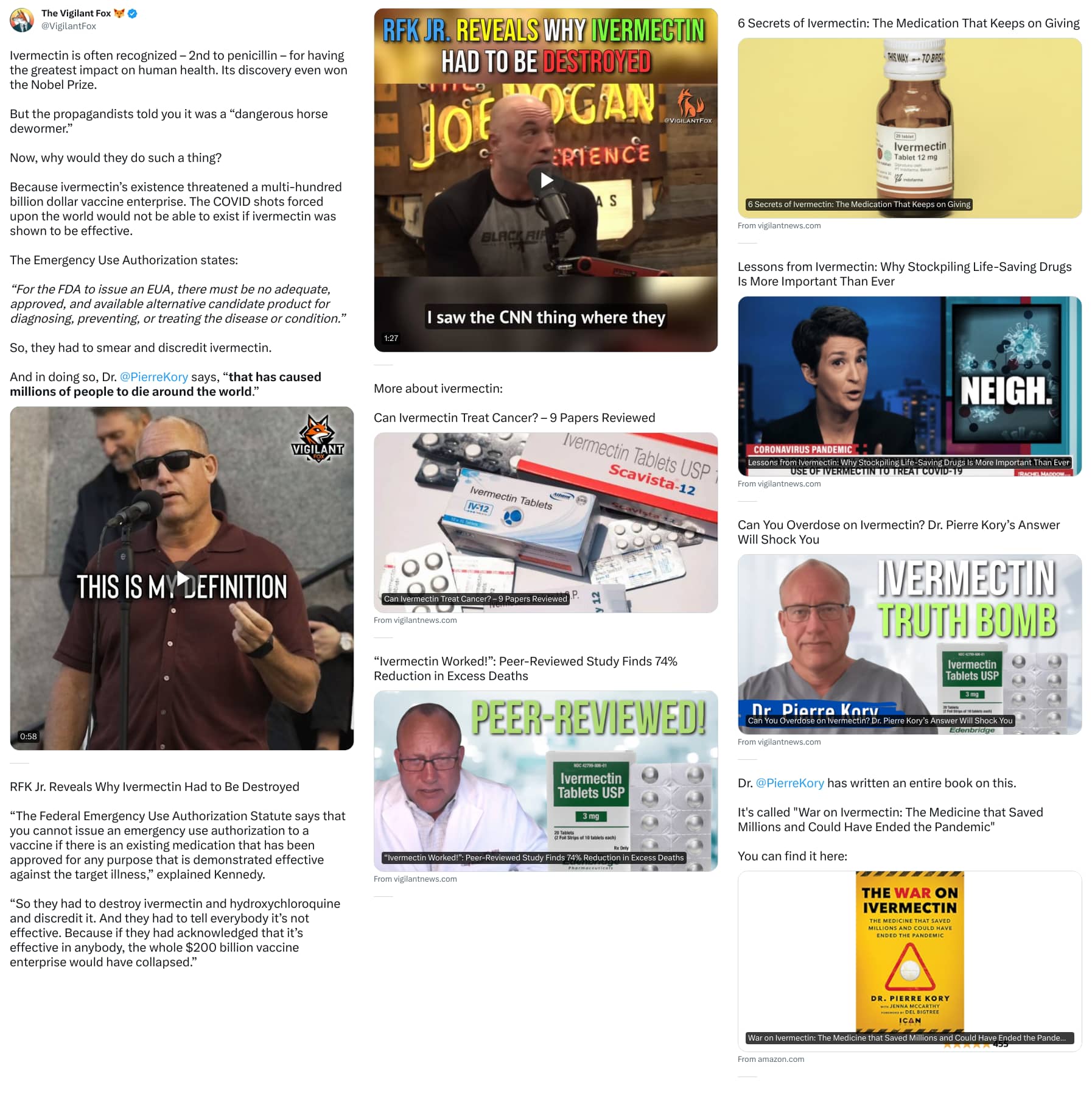 An X (Twitter) post from @VigilantFox - The Vigilant Fox 🦊