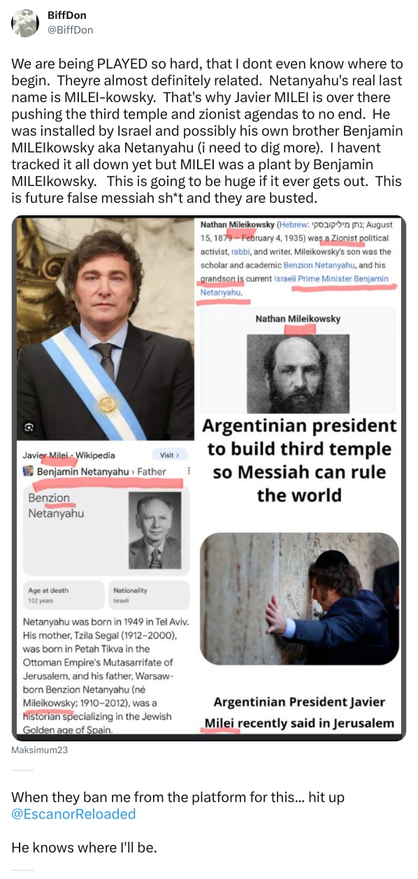 An X (Twitter) post from @BiffDon - BiffDon