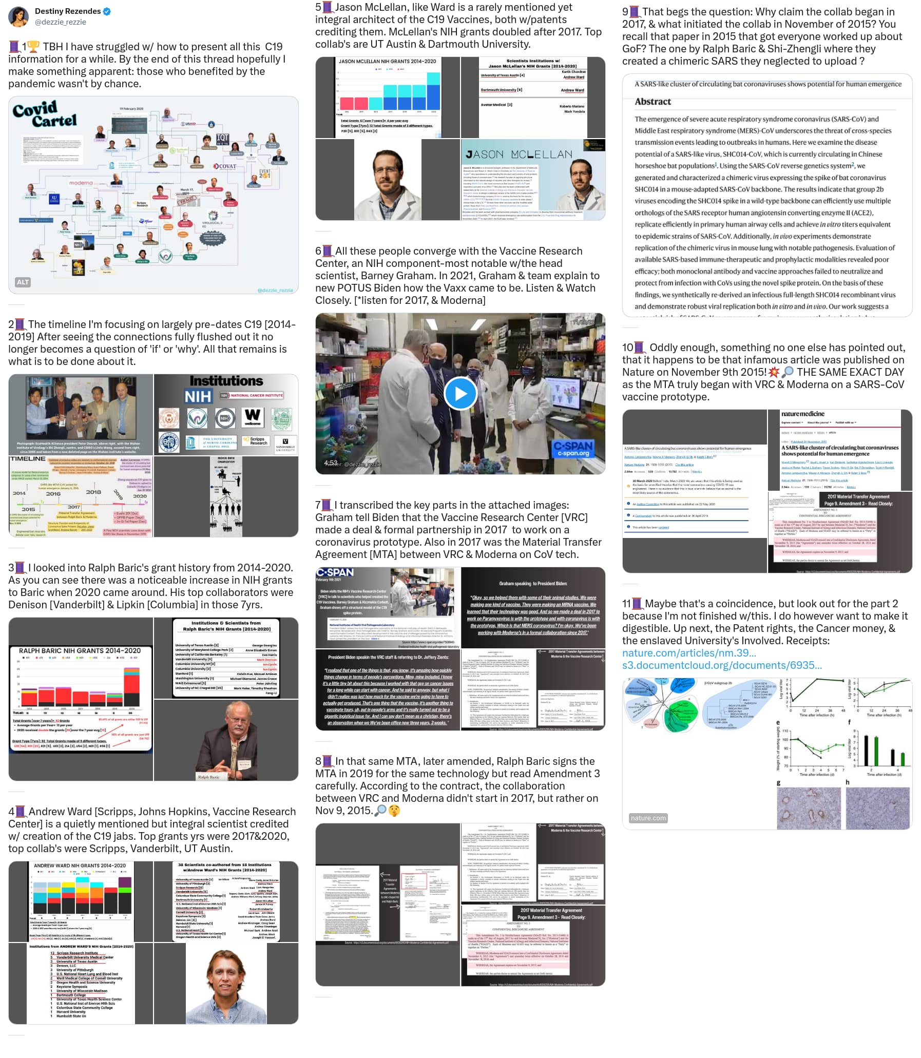 An X (Twitter) post from @dezzie_rezzie - Destiny Rezendes