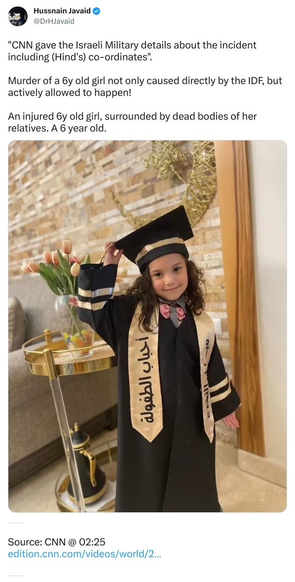 An X (Twitter) post from @DrHJavaid - Hussnain Javaid