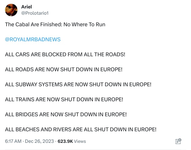 An X (Twitter) post from @Prolotario1 - Ariel