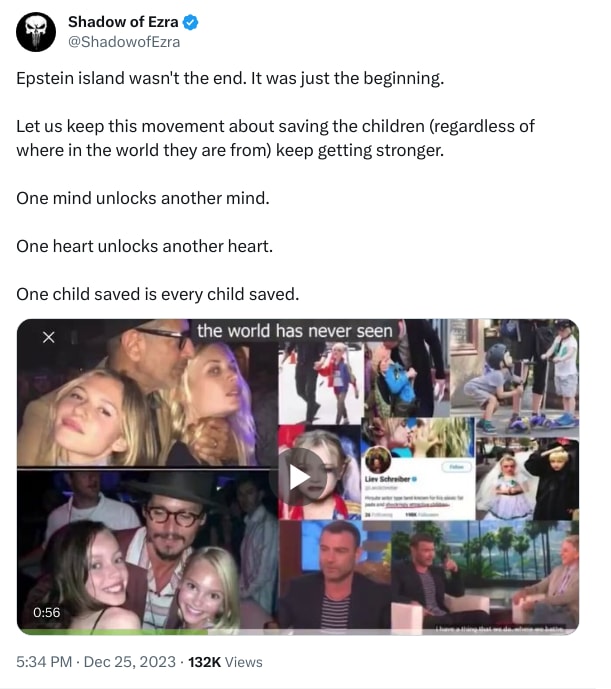 An X (Twitter) post from @ShadowofEzra - Shadow of Ezra