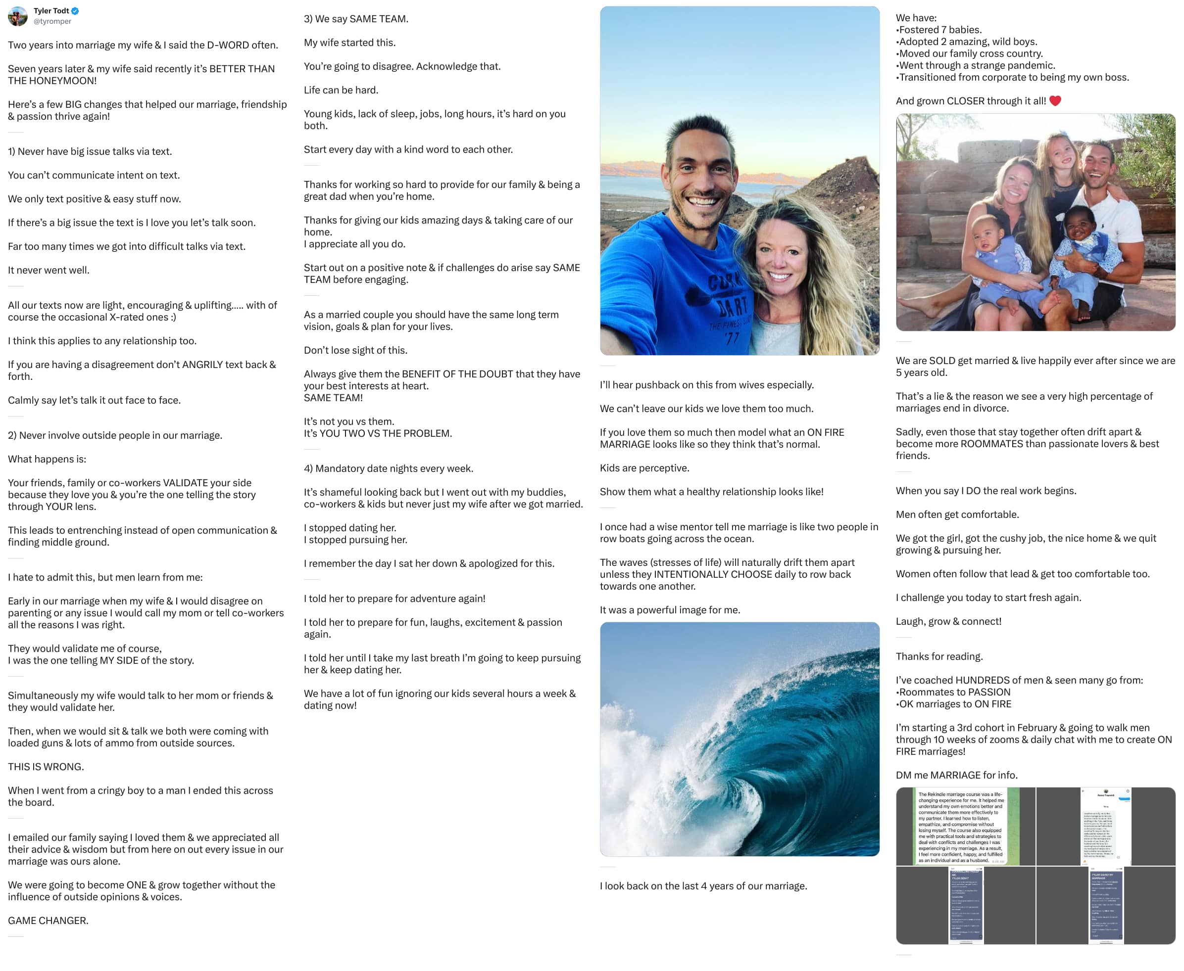 An X (Twitter) post from @tyromper - Tyler Todt