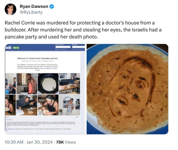 An X (Twitter) post from @RyLiberty - Ryan Dawson