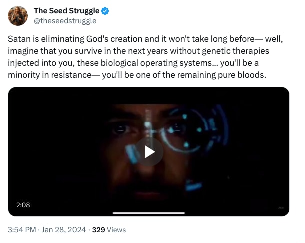 An X (Twitter) post from @theseedstruggle - The Seed Struggle