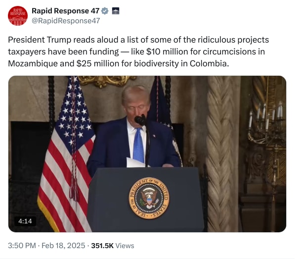 An X (Twitter) post from @RapidResponse47 - Rapid Response 47