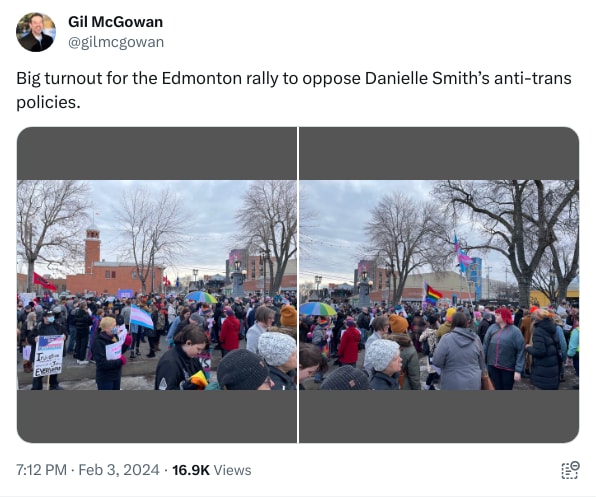 An X (Twitter) post from @gilmcgowan - Gil McGowan