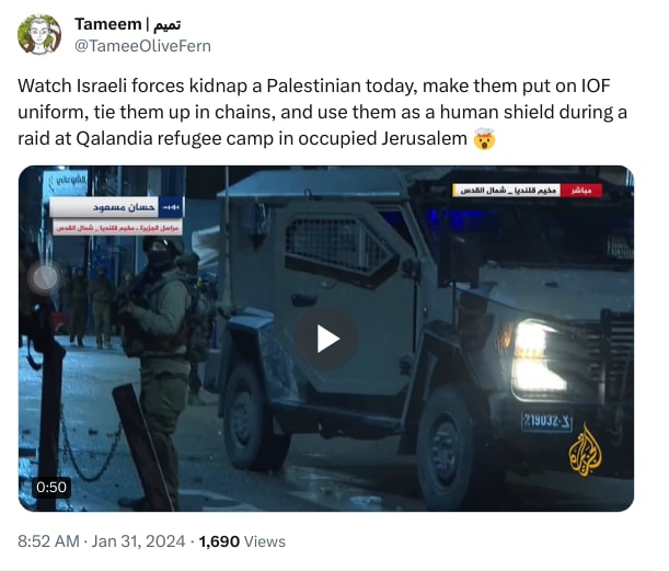 An X (Twitter) post from @TameeOliveFern - Tameem | تميم