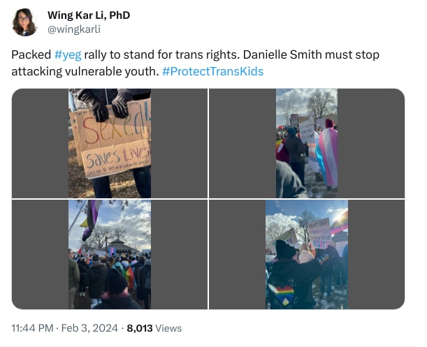 An X (Twitter) post from @wingkarli - Wing Kar Li, PhD