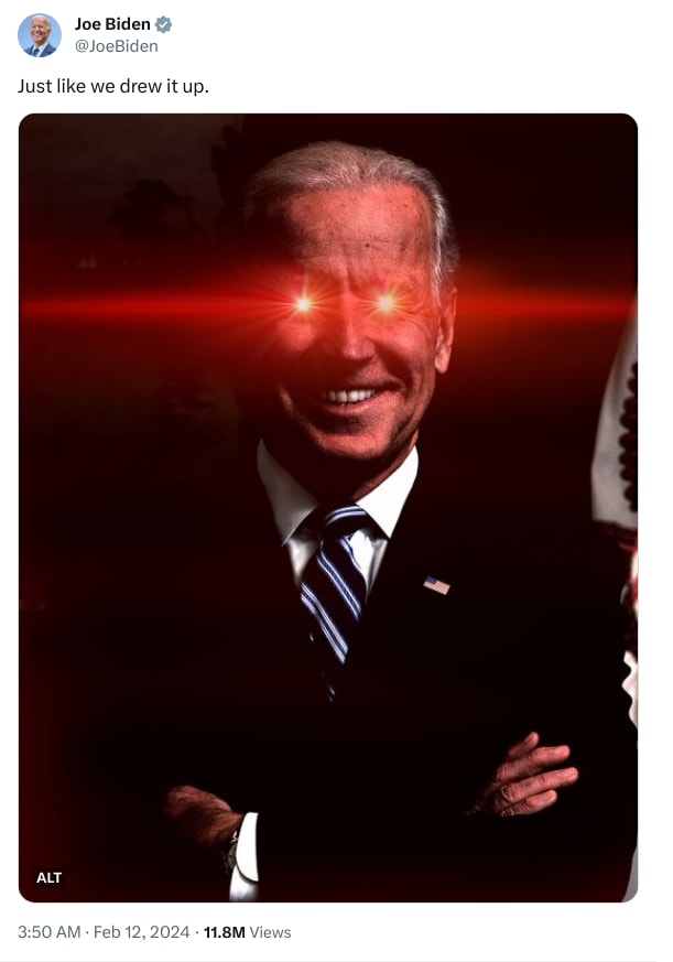 An X (Twitter) post from @JoeBiden - Joe Biden