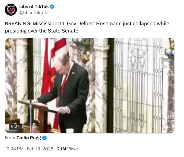 An X (Twitter) post from @libsoftiktok - Libs of TikTok