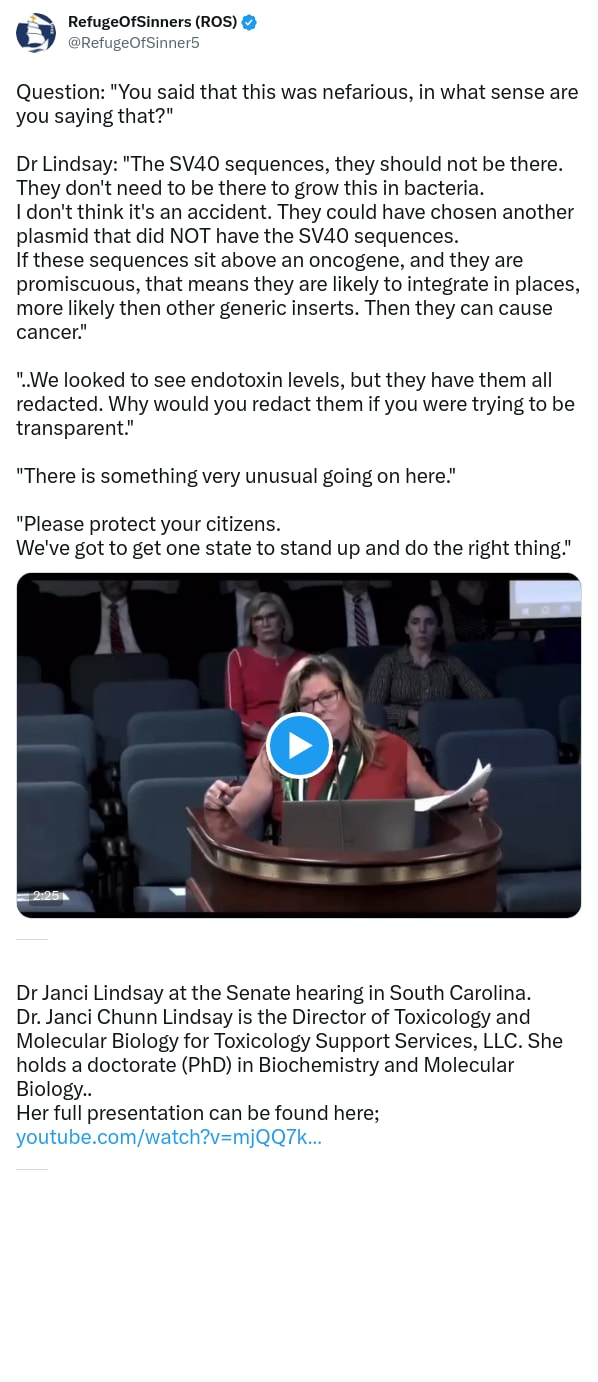 An X (Twitter) post from @RefugeOfSinner5 - RefugeOfSinners (ROS)