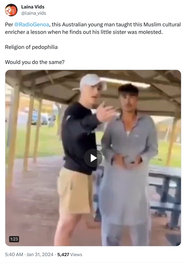 An X (Twitter) post from @laina_vids - Laina Vids