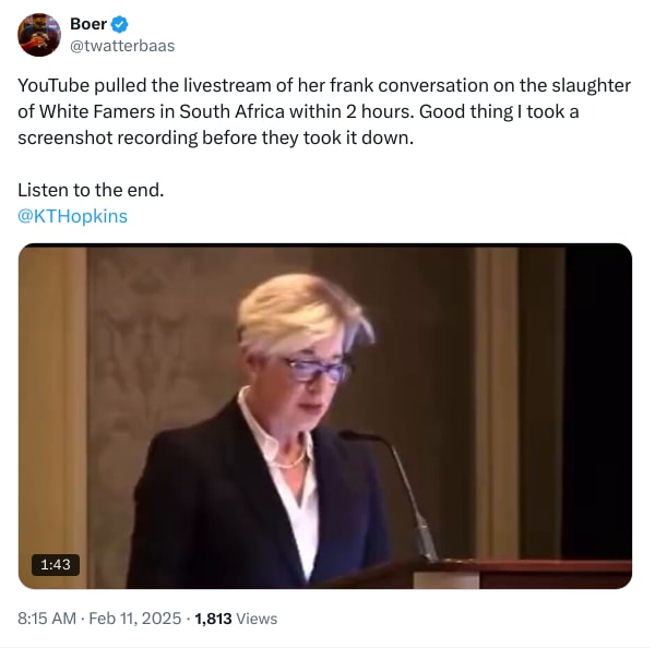 An X (Twitter) post from @twatterbaas - Boer