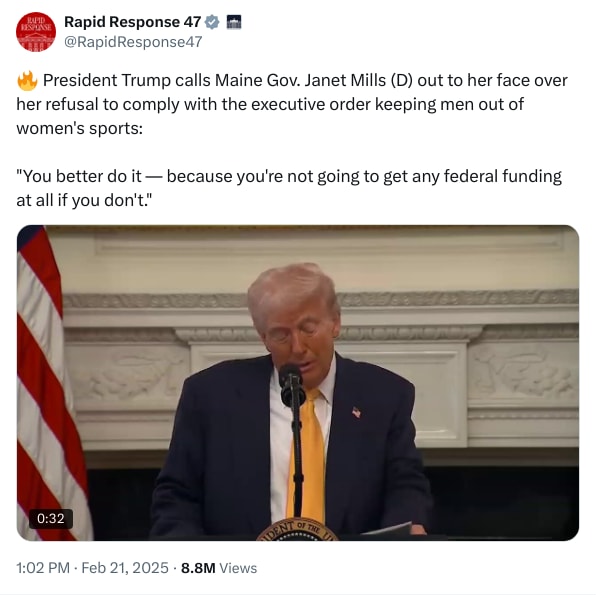 An X (Twitter) post from @RapidResponse47 - Rapid Response 47