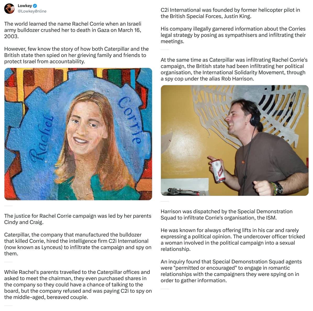 An X (Twitter) post from @Lowkey0nline - Lowkey