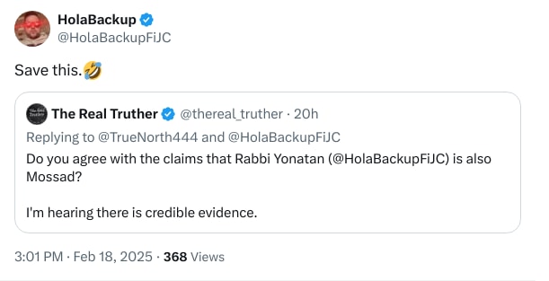 An X (Twitter) post from @HolaBackupFiJC - HolaBackup