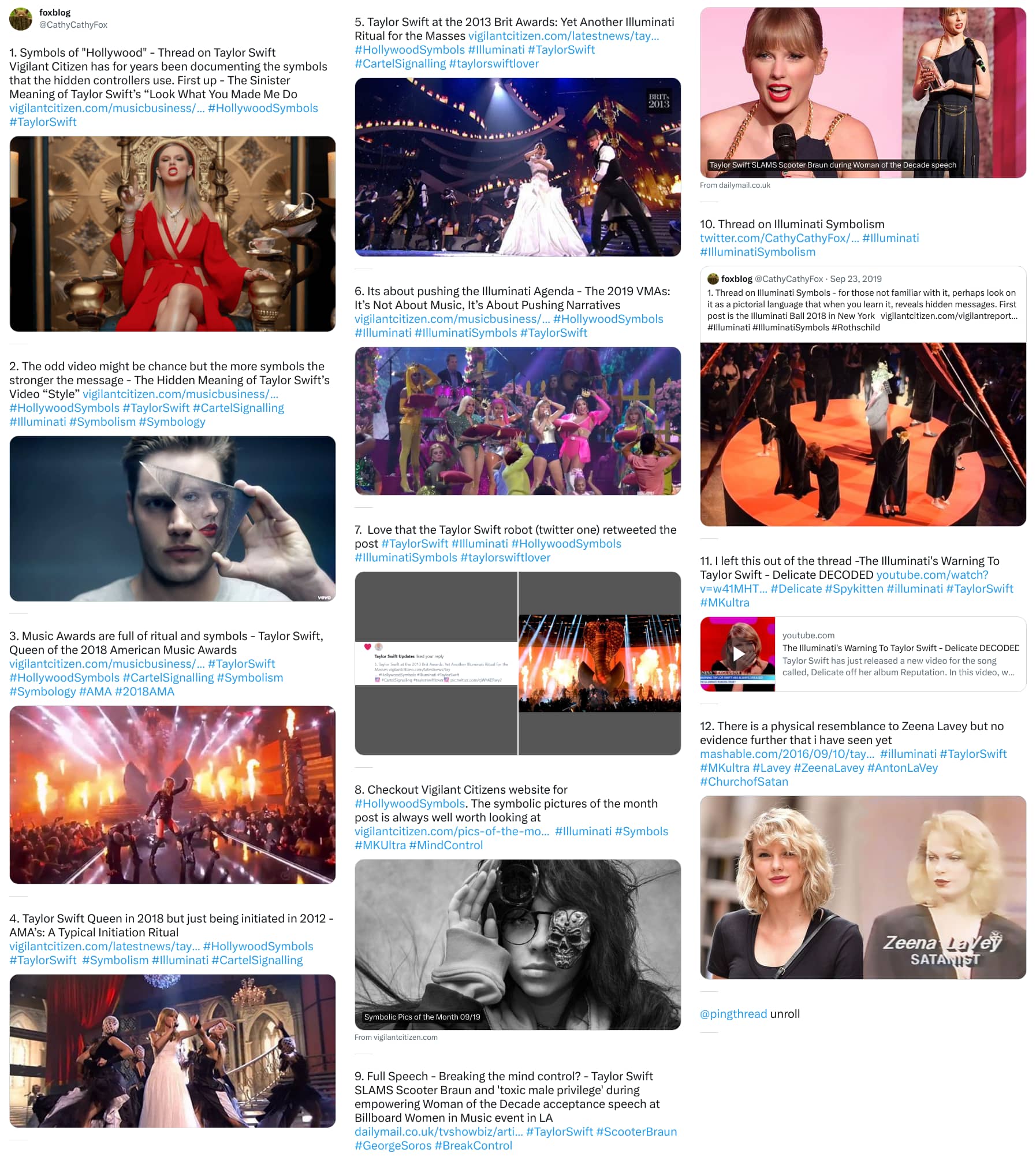 An X (Twitter) post from @CathyCathyFox - foxblog