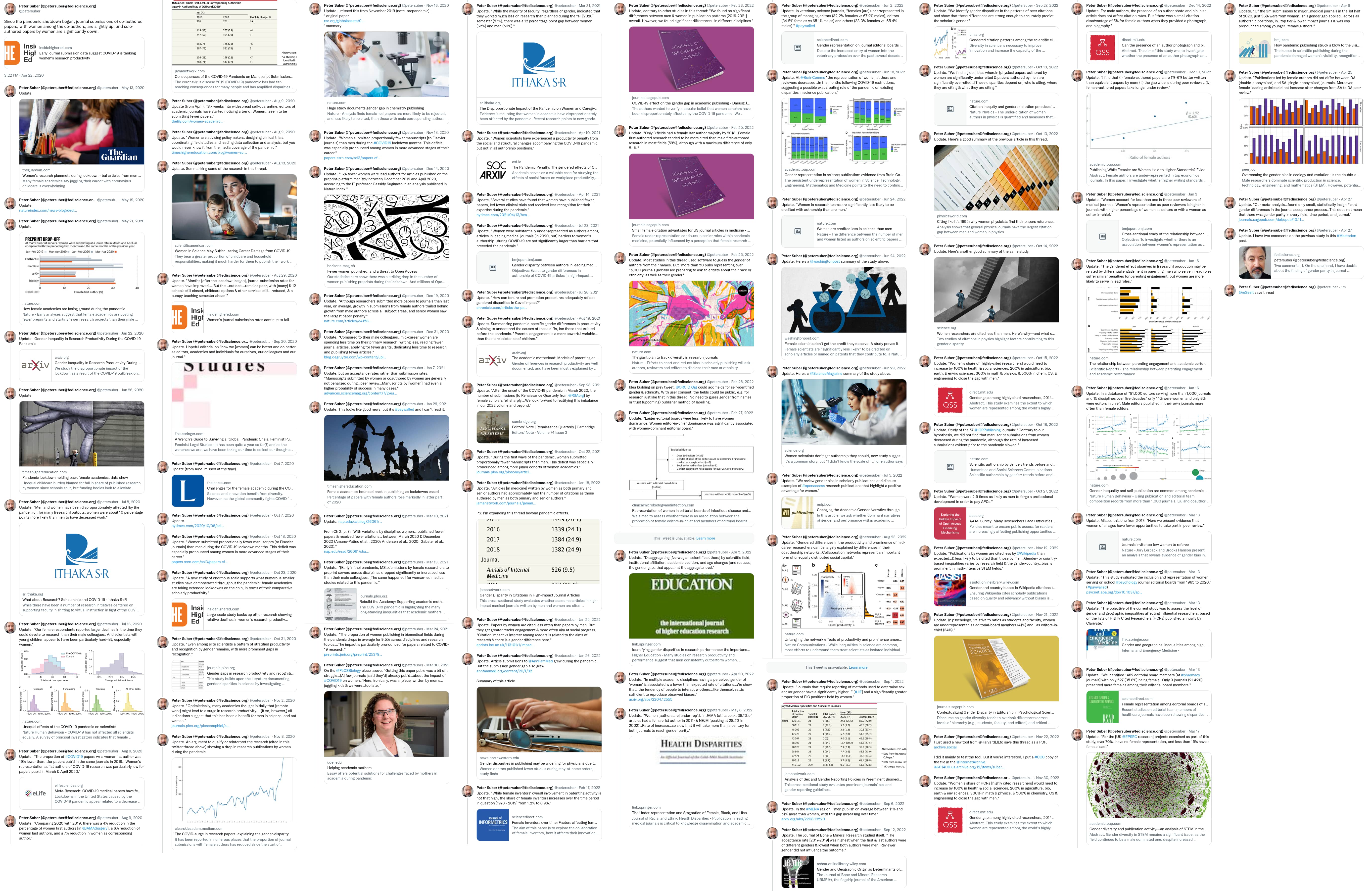 An X (Twitter) post from @petersuber - Peter Suber (@petersuber@fediscience.org)