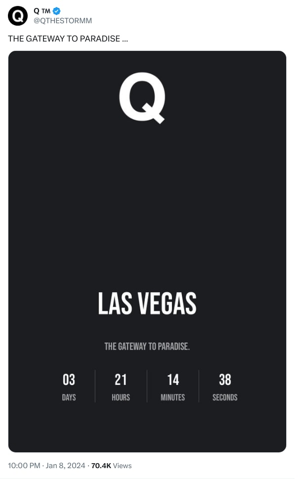 An X (Twitter) post from @QTHESTORMM - Q ™️