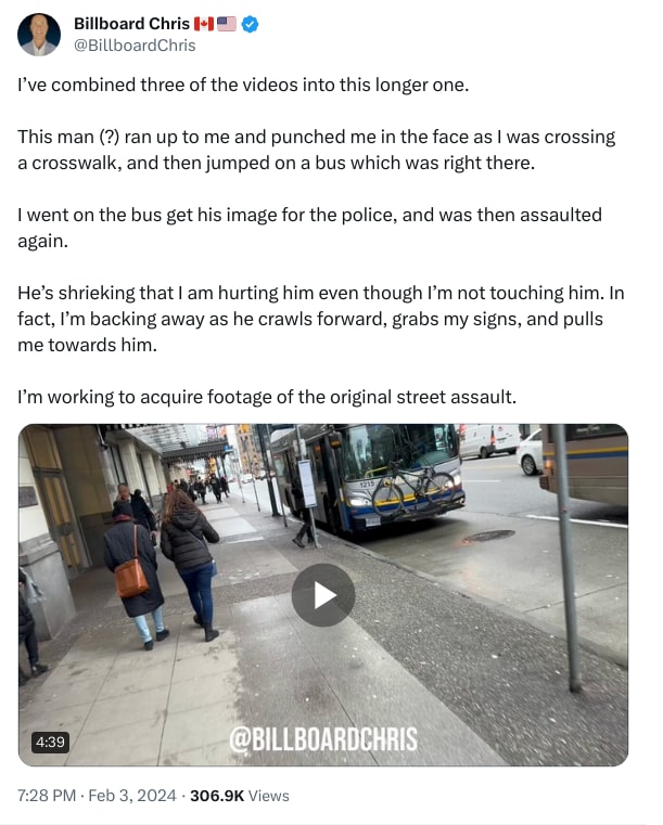 An X (Twitter) post from @BillboardChris - Billboard Chris 🇨🇦🇺🇸