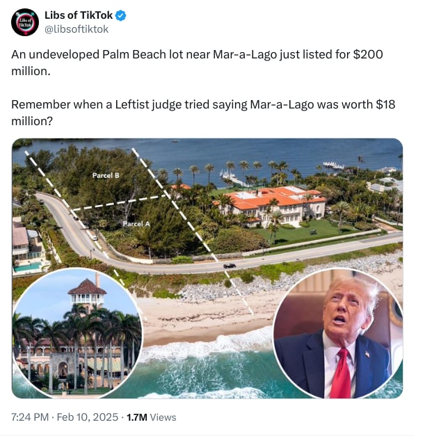 An X (Twitter) post from @libsoftiktok - Libs of TikTok