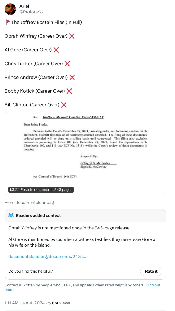 An X (Twitter) post from @Prolotario1 - Ariel