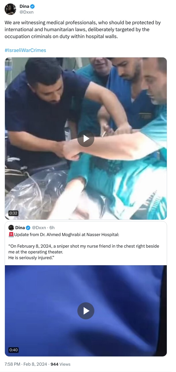 An X (Twitter) post from @Dxxn - Dina