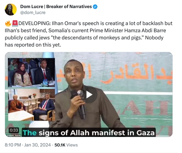 An X (Twitter) post from @dom_lucre - Dom Lucre | Breaker of Narratives