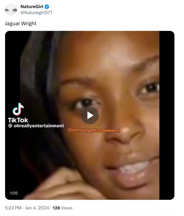 An X (Twitter) post from @Naturegirl571 - NatureGirl