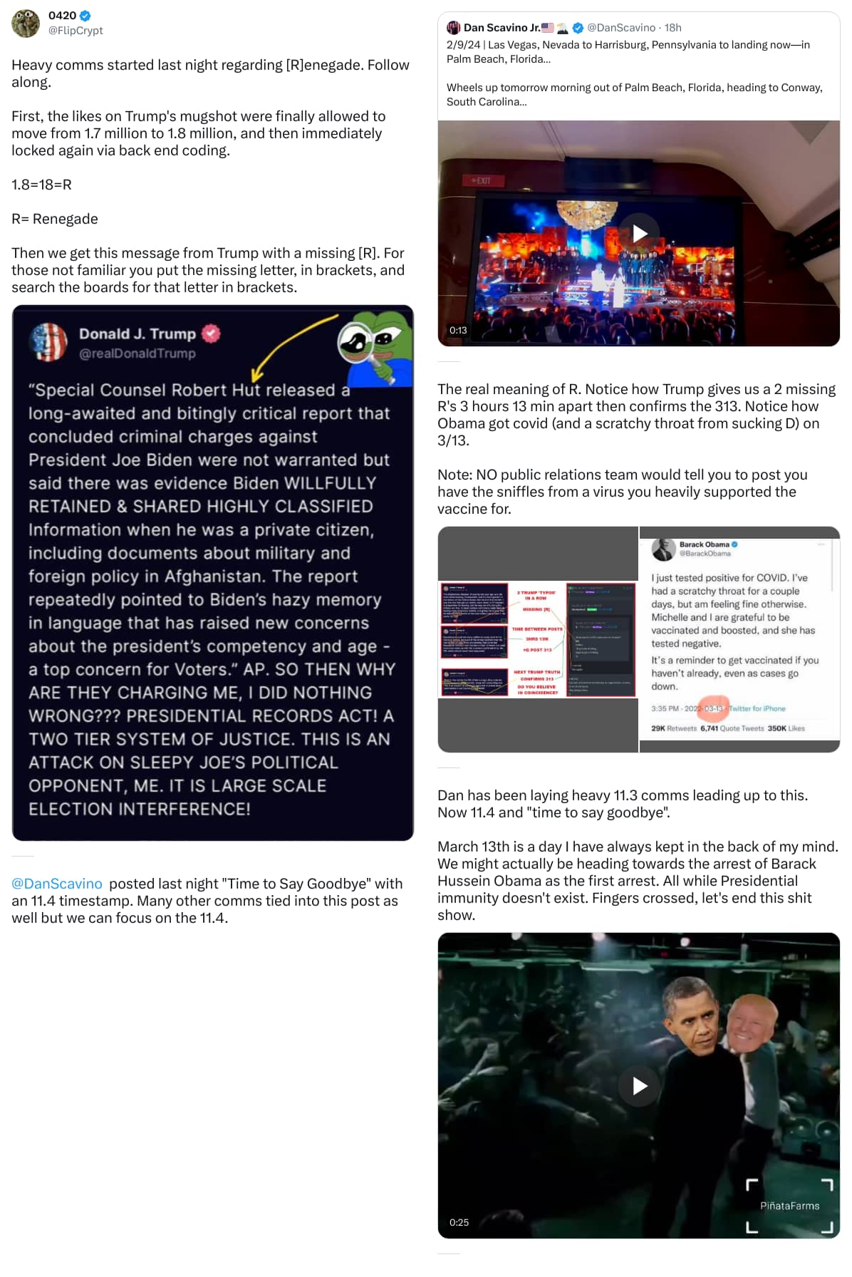 An X (Twitter) post from @FlipCrypt - 0420