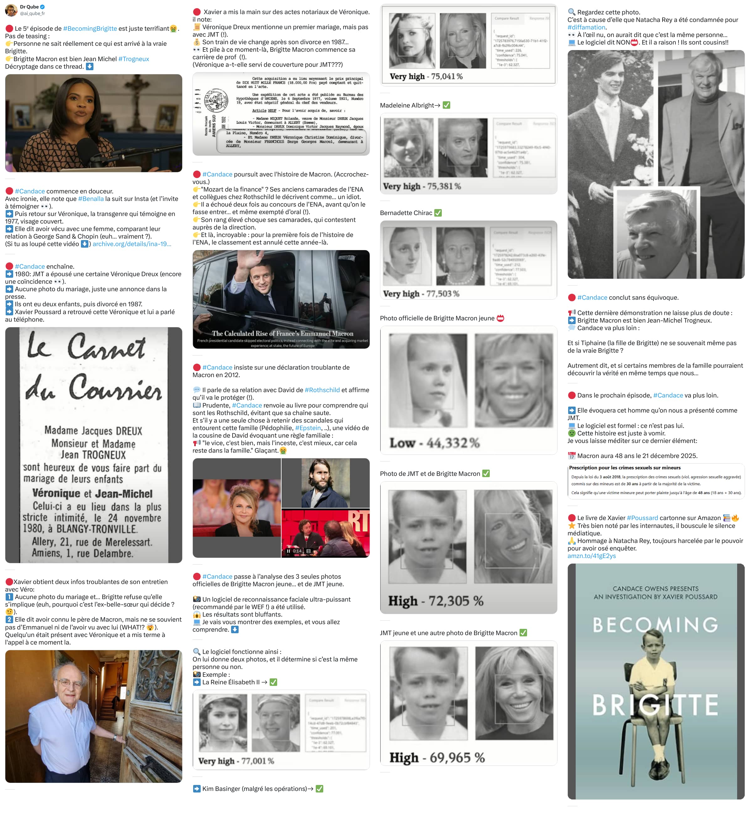 An X (Twitter) post from @ai_qube_fr - Dr Qube