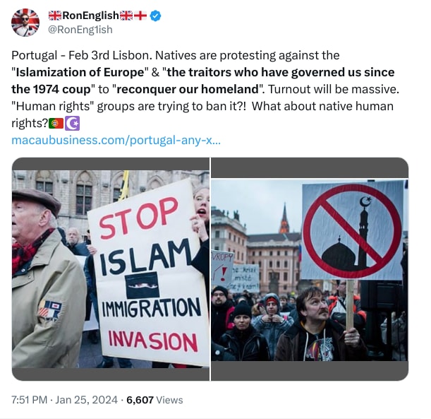 An X (Twitter) post from @RonEng1ish - 🇬🇧RonEnglish🇬🇧🏴󠁧󠁢󠁥󠁮󠁧󠁿