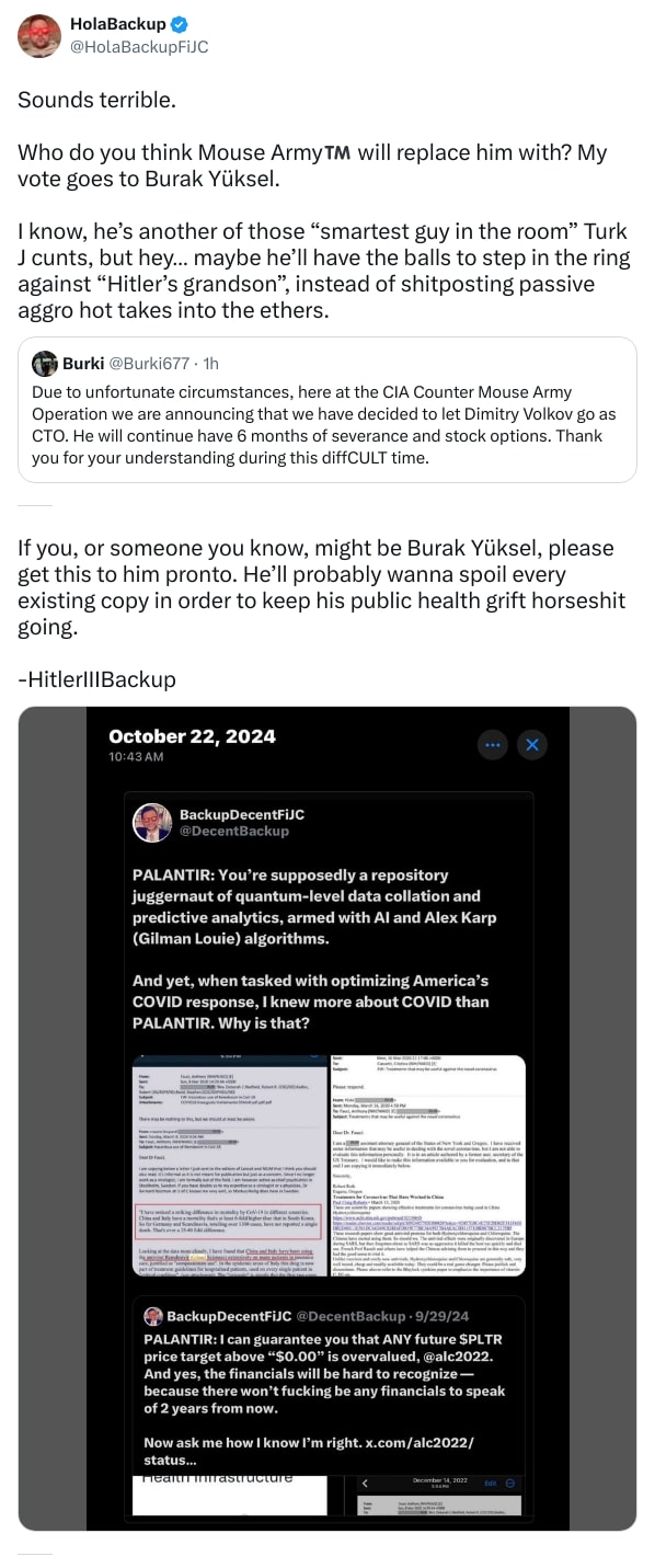 An X (Twitter) post from @HolaBackupFiJC - HolaBackup