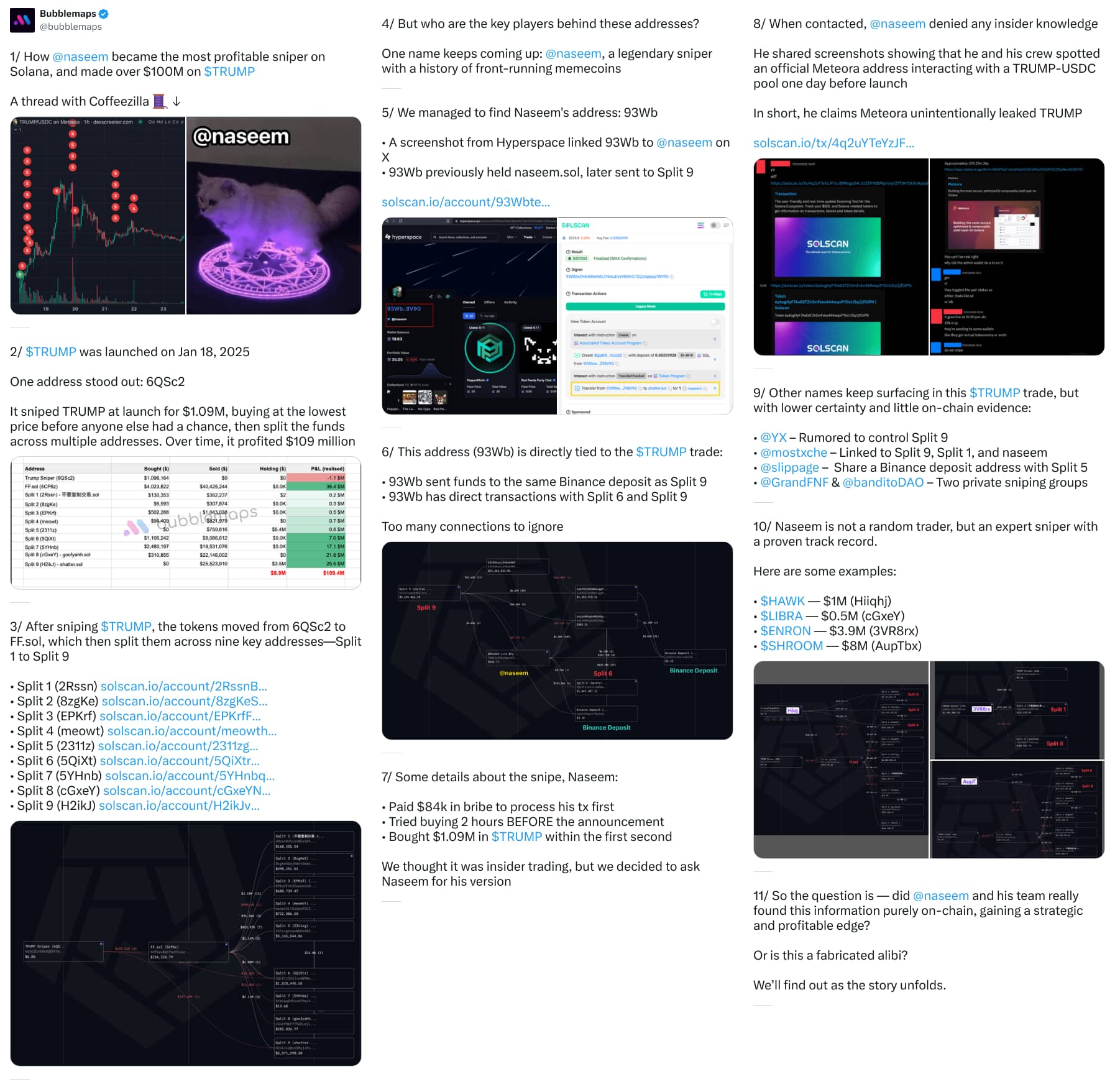 An X (Twitter) post from @bubblemaps - Bubblemaps