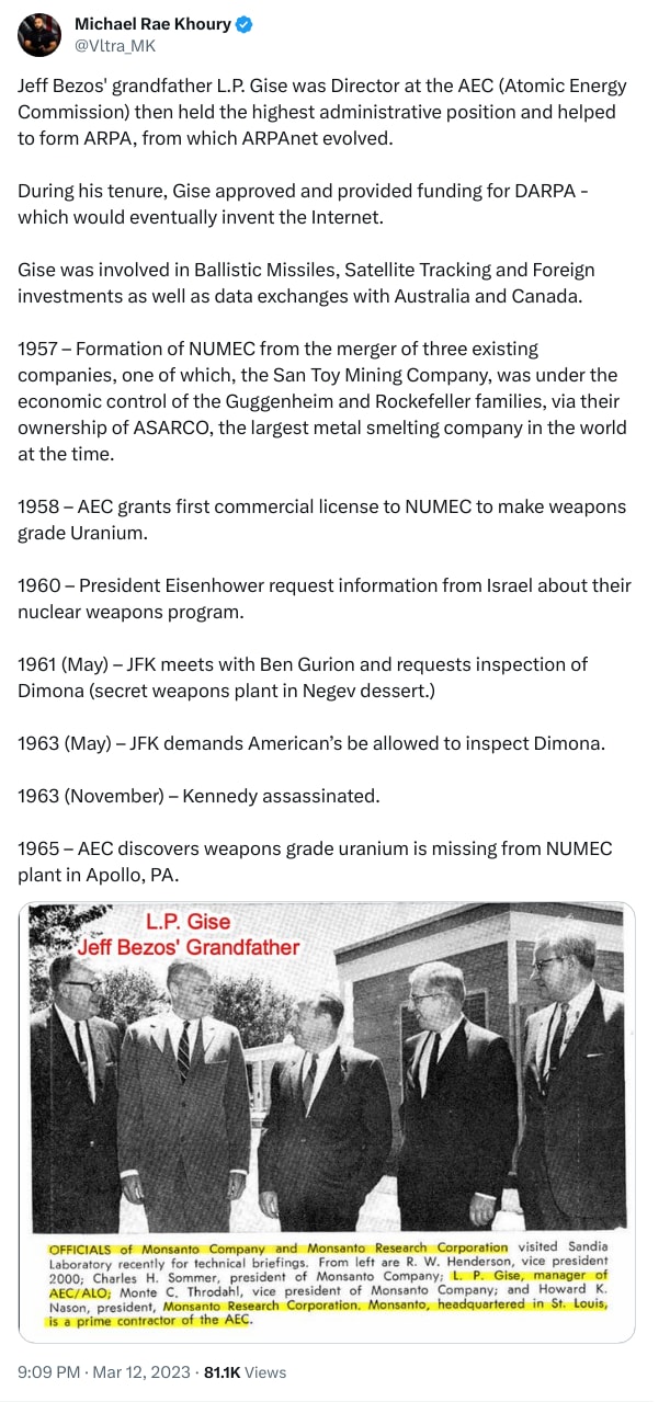 An X (Twitter) post from @Vltra_MK - Michael Rae Khoury