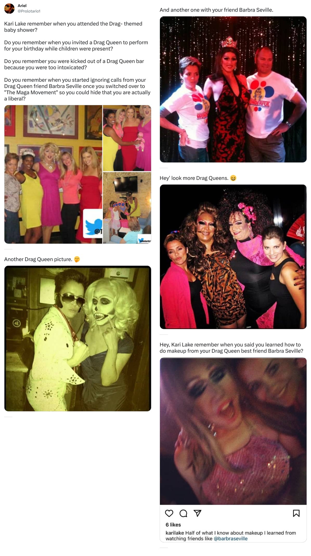 An X (Twitter) post from @Prolotario1 - Ariel