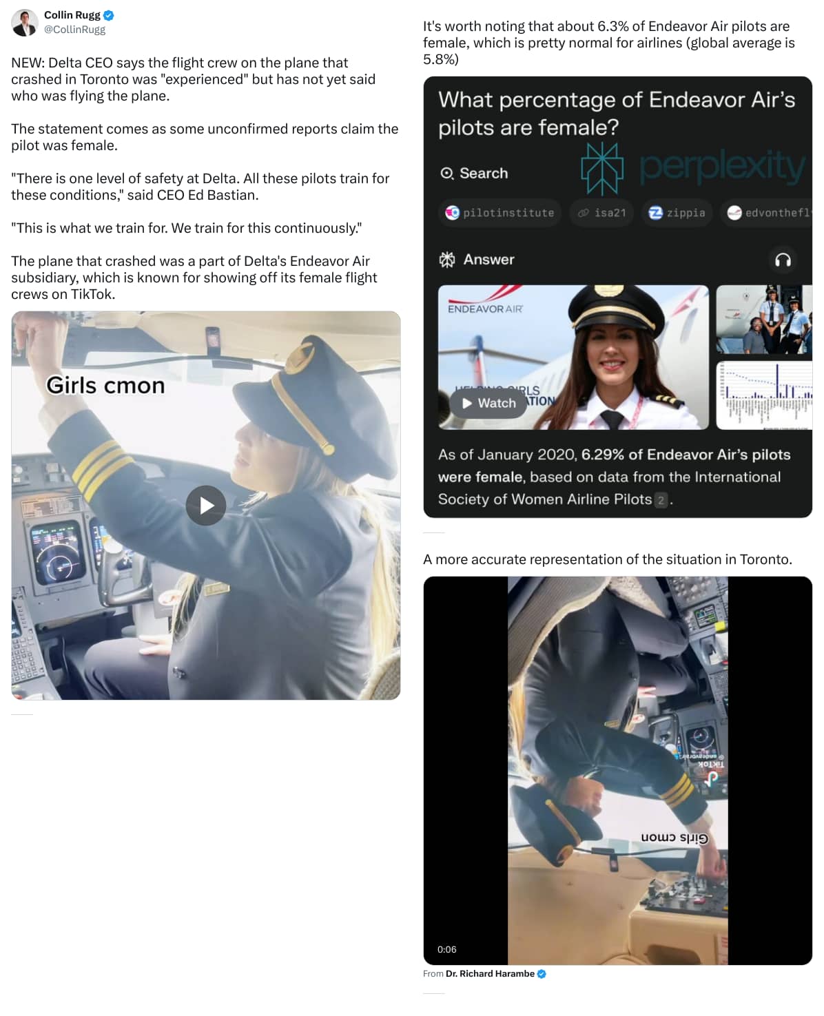 An X (Twitter) post from @CollinRugg - Collin Rugg