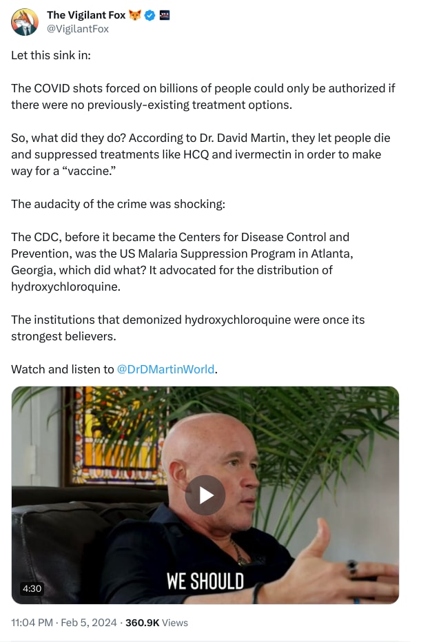 An X (Twitter) post from @VigilantFox - The Vigilant Fox 🦊