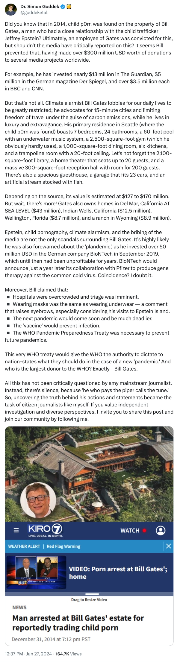 An X (Twitter) post from @goddeketal - Dr. Simon Goddek