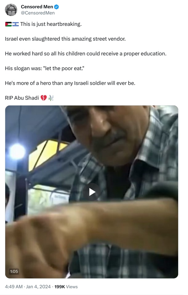 An X (Twitter) post from @CensoredMen - Censored Men