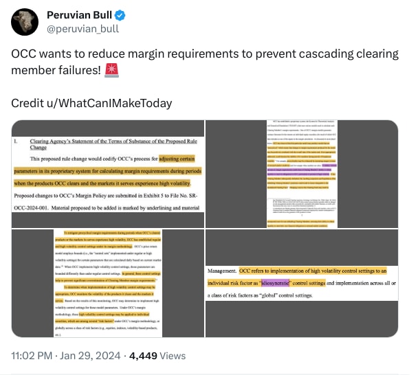 An X (Twitter) post from @peruvian_bull - Peruvian Bull