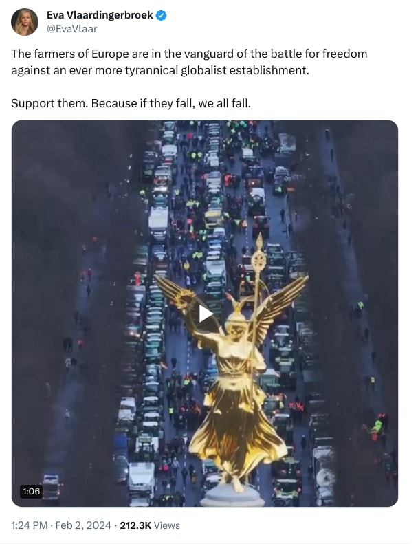 An X (Twitter) post from @EvaVlaar - Eva Vlaardingerbroek