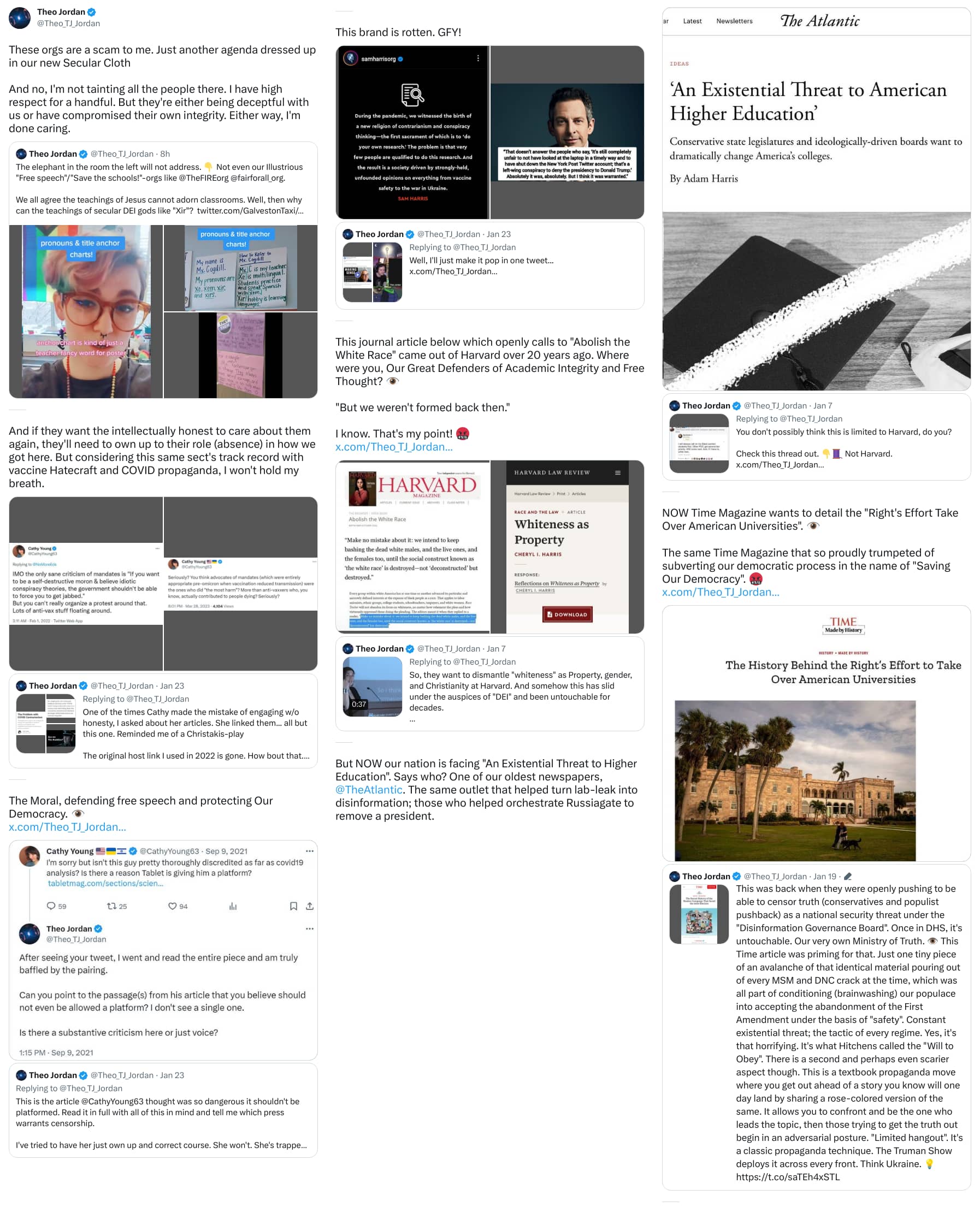 An X (Twitter) post from @Theo_TJ_Jordan - Theo Jordan