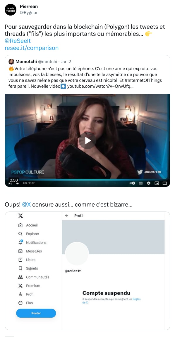 An X (Twitter) post from @Bygcon - Pierrean