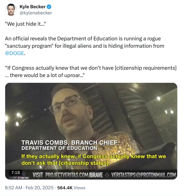 An X (Twitter) post from @kylenabecker - Kyle Becker